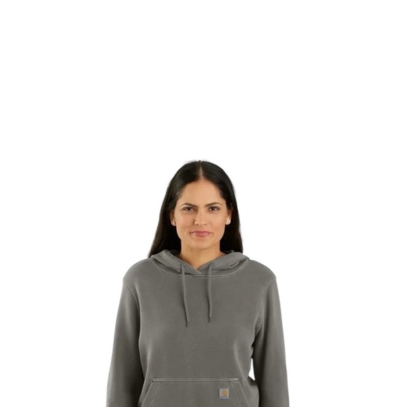 Carhartt  relaxed fit French Terry Green hoodie - Picture 2 of 14